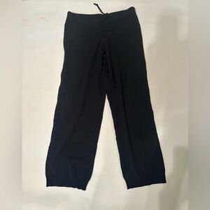 100% Cashmere “Japanese crop Black Pants “new”
